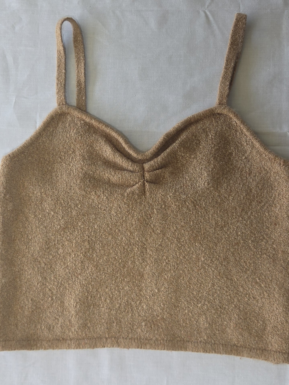 Madewell Knit Camisole in Tan